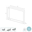 Rei Escuadra de pared recta (L x An x Al: 311 x 211 x 30 mm, Carga soportada: 30 kg, Blanco) | BAUHAUS