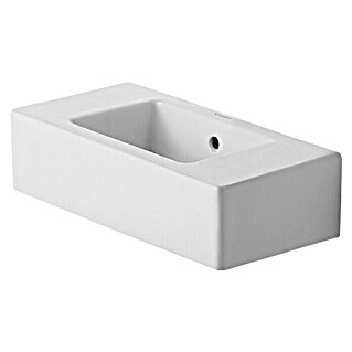 Duravit Vero Waschbecken (50 x 25 cm, Ohne Spezialglasur, Hahnloch: Ohne, Mit Überlauf, Weiß, Ungeschliffen)