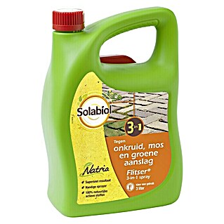 Solabiol Groene aanslagreiniger Flitser 3-in-1 spray (3.000 ml, Universele onkruidverdelger)