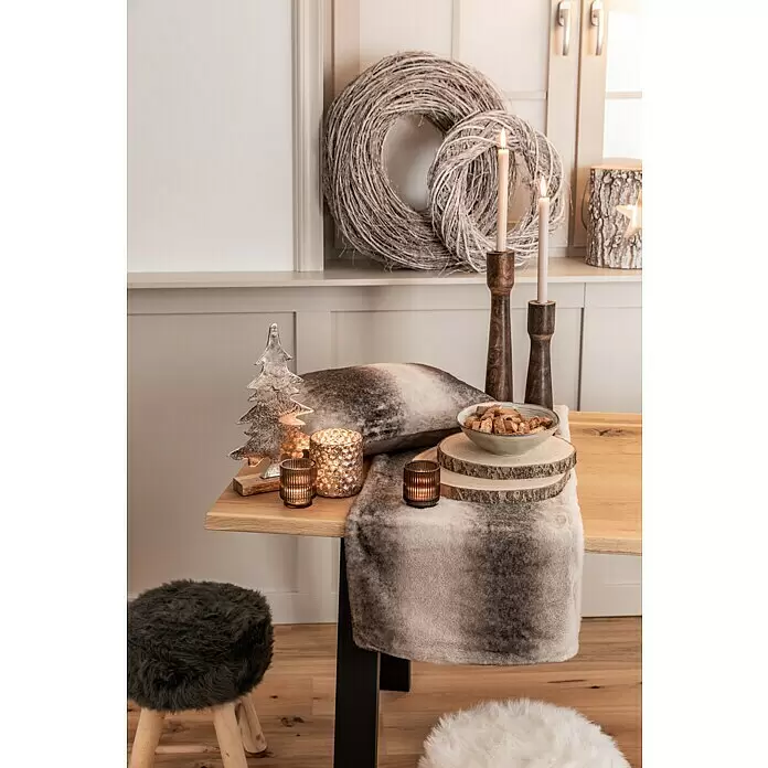 Stabkerzen-Set Rustic - 4 Stk., Ø x H: 2,2 x 25 cm, Sahara - Stimmungsaufnahme