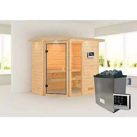Karibu  Massivholzsauna Jada