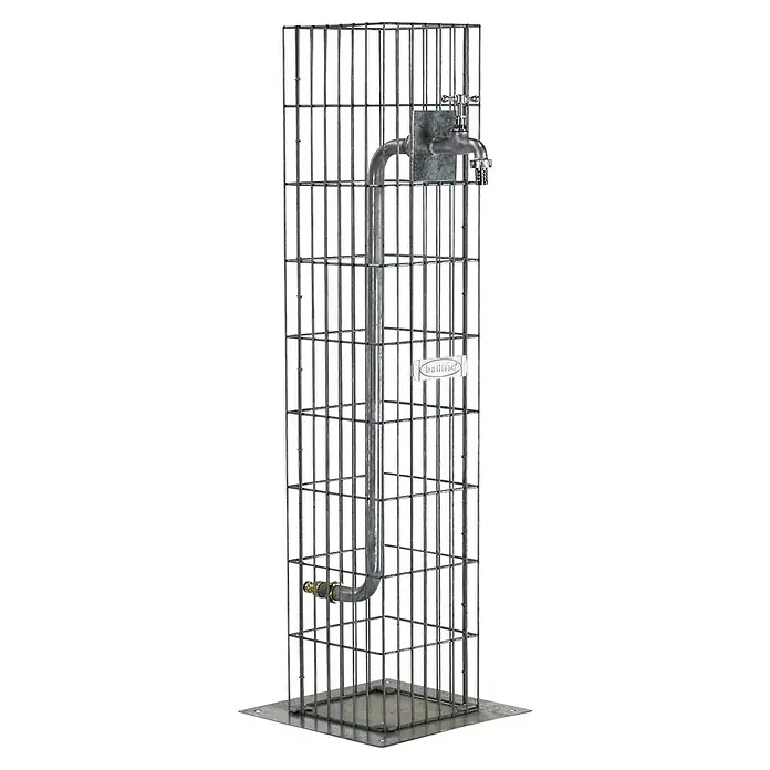 Bellissa Gabionensäule Gabione18,5 x 18,5 x 90,5 cm, Stahl, Maschenbreite: 25 mm, Maschenhöhe: 100 mm