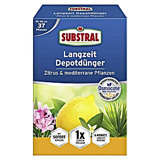 Substral Langzeitdünger Zitrus & mediterrane Pflanzen (750 g, Inhalt ausreichend für ca.: 37 Pflanzen)