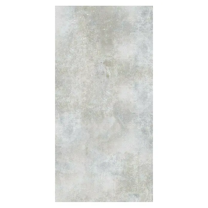 Feinsteinzeugfliese Luna Bianco - 60 x 60 cm, Weiß/Grau, Schimmernd - Graue Betontextur mit subtilen Farbvariationen, die ein modernes, industrielles Flair verleiht. Ideal für minimalistische Hintergründe.