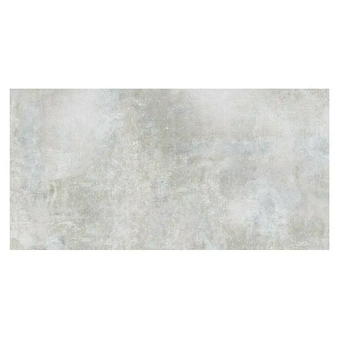 Feinsteinzeugfliese Luna Bianco - 120 x 240 cm, Weiß/Grau, Glänzend - Abstraktes graues Fliesenmuster, ideal für moderne und minimalistische Innenräume, mit einer subtilen Textur für ein elegantes Erscheinungsbild.