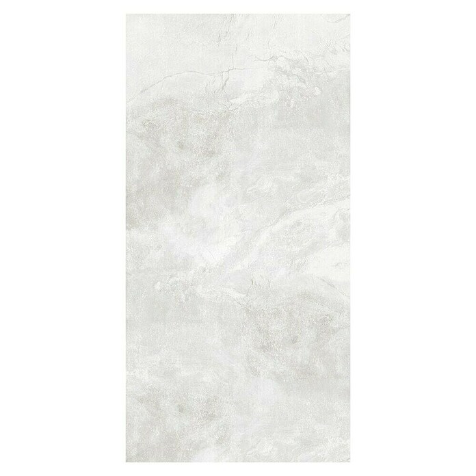 Feinsteinzeugfliese Geo White (120 x 240 cm, Weiß, Schimmernd) | BAUHAUS