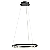 Lavida Ring LED-Pendelleuchte rund (55 W, Ø x H: 50 x 120 cm, Schwarz, Mehrfarbig) | BAUHAUS