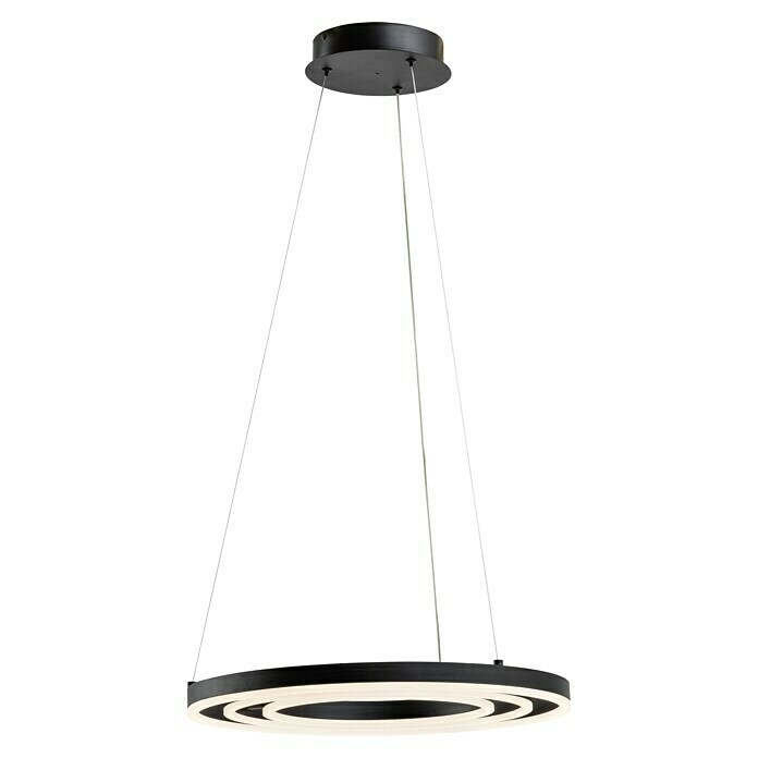 Lavida Ring LED-Pendelleuchte rundØ x H: 50 x 120 cm Front View