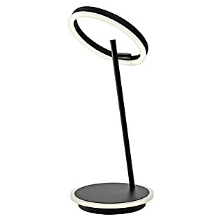 Lavida Ring LED-Tischleuchte (18 W, Schwarz, Neutralweiß)