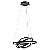 Lavida Ring LED-Pendelleuchte rund (55 W, Ø x H: 50 x 120 cm, Schwarz, Mehrfarbig) | BAUHAUS