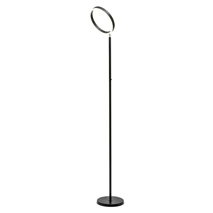 Lavida Ring LED-StehleuchteHöhe: 180 cm, Schwarz, Warmweiß Diagonal View