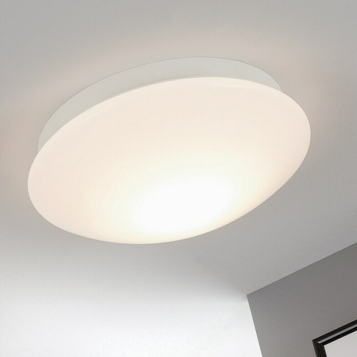 Briloner Led-plafondlamp Elara (12 W, Wit, Warm wit) | BAUHAUS