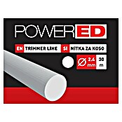 Powered Plastična nit za trimer  (Debljina niti: 2,4 mm, 30 m, Zaobljen) | BAUHAUS