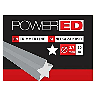 Powered Kosilna nitka (Debelina niti: 2,7 mm, 30 m, Zvezdasta)