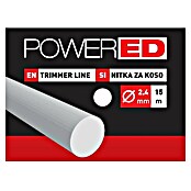 Powered Plastična nit za trimer  (Debljina niti: 2,4 mm, 15 m, Zaobljen) | BAUHAUS
