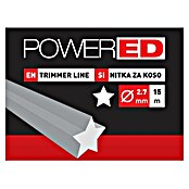 Powered Plastična nit za trimer  (Debljina niti: 2,7 mm, 15 m, U obliku zvijezde) | BAUHAUS