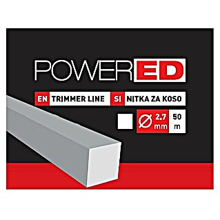 Powered Kosilna nitka (Debelina niti: 2,7 mm, 50 m, Oglate oblike)