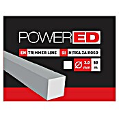 Powered Plastična nit za trimer  (Debljina niti: 3 mm, 50 m, Kutno) | BAUHAUS