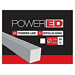 Powered Kosilna nitka (Debelina niti: 3 mm, 50 m, Oglate oblike)