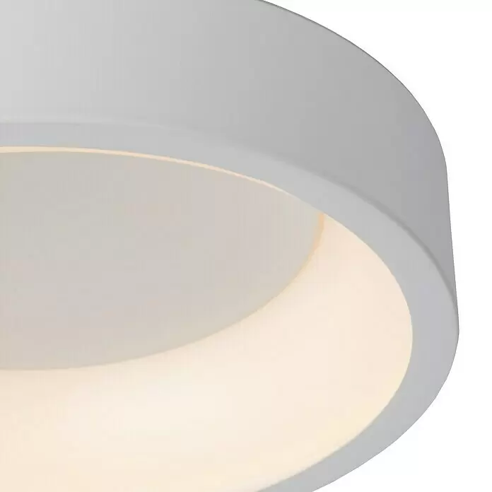 Lucide Deckenleuchte rund Talowe Led20 W, Ø x H: 30 x 13 cm, Weiß