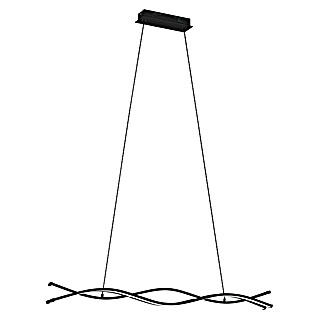 Eglo Lasana 3 LED-Pendelleuchte (33 W, L x B x H: 98,5 x 8 x 120 cm, Schwarz, Warmweiß)