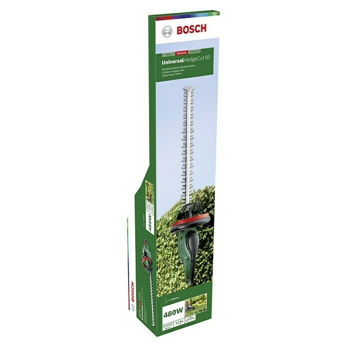 Bosch Elektro-Heckenschere UniversalHedgecut 60480 W, Schnittlänge: 60 cm Diagonal View