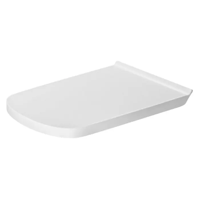 Duravit DuraStyle WC-Sitz Vital - Duroplast, Weiß, Mit Absenkautomatik, Länge: 44,7 cm - Weiße Ablage für Badaccessoires, stilvoll und praktisch. Perfekt, um Ordnung im Badezimmer zu halten und gleichzeitig elegant auszusehen.