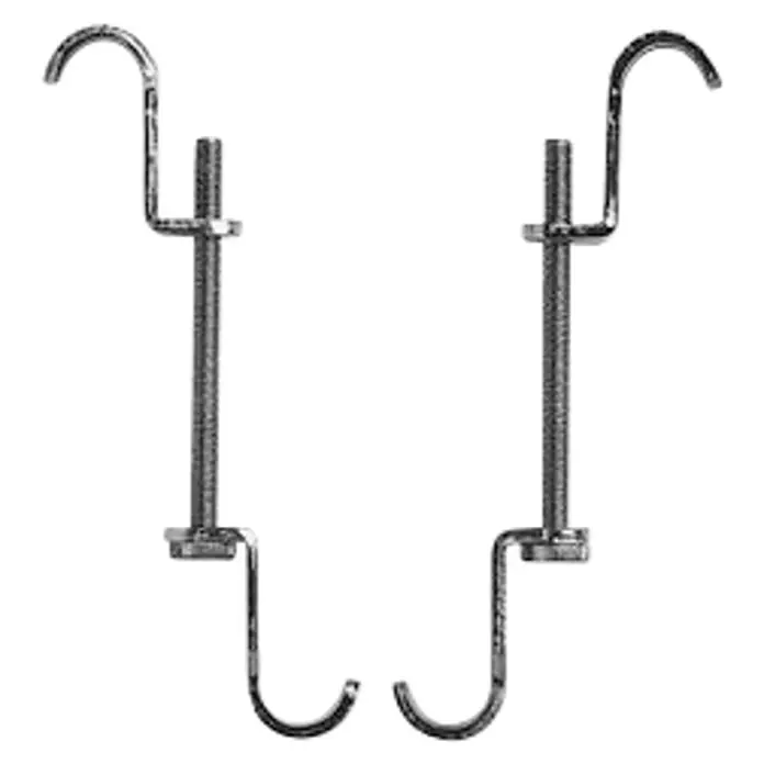 Duravit Schnellbefestiger - Passend für: Duravit Halbsäule 086383 & 086518 - Zwei verstellbare Haken zum Aufhängen von Gegenständen, ideal für Werkstatt oder Garage, um Ordnung zu schaffen und Platz zu sparen.