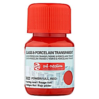 Talens Art Creation Pintura para efectos decorativos Vidrio & Porcelano (30 ml, Rojo poderoso)