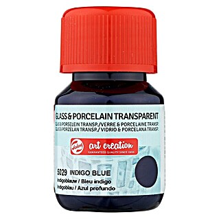 Talens Art Creation Pintura para efectos decorativos Vidrio & Porcelano (30 ml, Azul profundo)