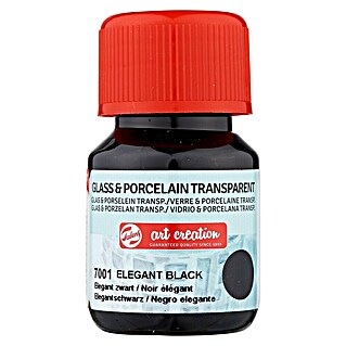 Talens Art Creation Pintura para efectos decorativos Vidrio & Porcelano (30 ml, Negro elegante)