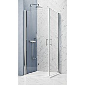 GEO Hit Pro Eckdusche B-PE100 (100 x 90 x 202,2 cm, Beschichtet, Chrom, Glasstärke: 6 mm) | BAUHAUS