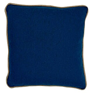 Cojín Baikal (Azul/Beige, 45 x 45 cm, 53% algodón 47% poliéster)