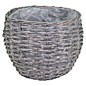 A.H.G. Košara za rastline  (Zunanje dimenzije (Ø x V): 28 x 24 cm, Naravni materiali, Belesive barve) | 8474 - Korbgefässe | IAKA - Gefäße Indoor | IAK - Gefässe,Deko outdoor, Zeitschriften | IA - Gartenhartware | I - Stadtgarten | BAUHAUS