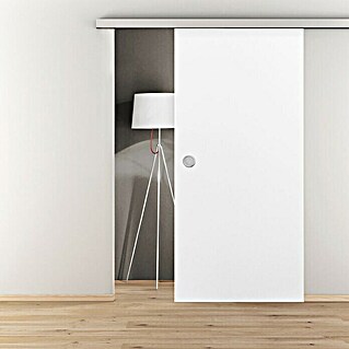 Diamond Doors Drvena klizna vrata Toledo 40 (935 x 2.058 mm, Bijele boje, Središnji položaj: Saće)