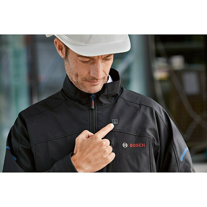 BOSCH Professional veste chauffante XXL (12 V, 3 réglages de chaleur, noir)