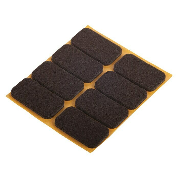 Suki Patín antideslizante para alfombras (Marrón, Pegado, An x Al: 22 x 36 mm, 8 ud.) | BAUHAUS