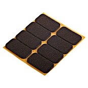 Suki Patín antideslizante para alfombras (Marrón, Pegado, An x Al: 22 x 36 mm, 8 ud.) | BAUHAUS