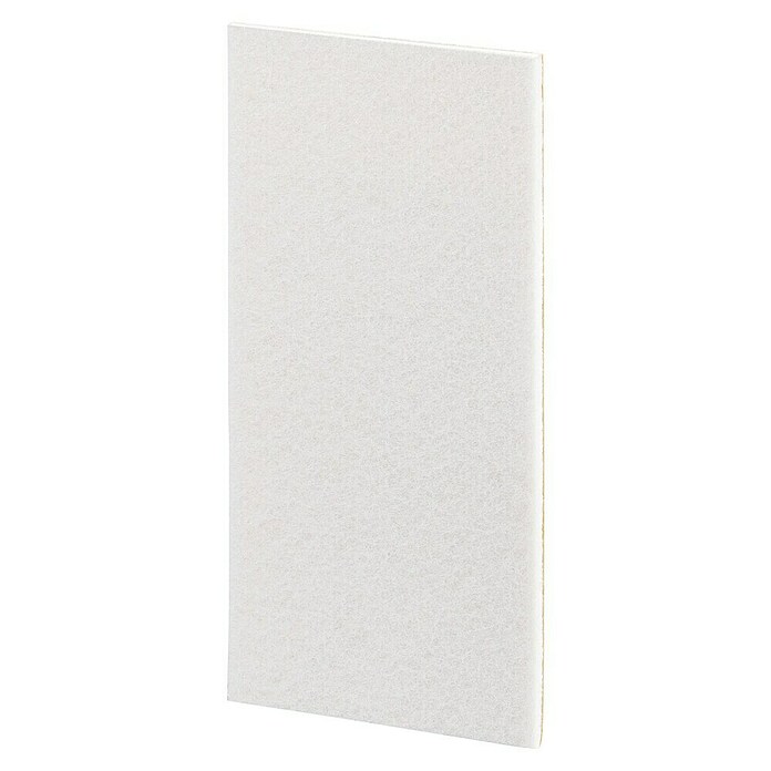 Fix-o-moll Filzgleiter Selbstklebend (B x H: 200 x 100 mm, Kleben, 1 -tlg., Weiß) | BAUHAUS