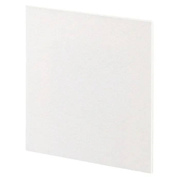 Fix-o-moll Filzgleiter - B x H: 200 x 200 mm, Kleben, 1 -tlg., Weiß - Nahaufnahme einer weißen Stoffplatte, ideal für künstlerische Leinwände oder akustische Dämmplatten. Die Textur ist fein und gleichmäßig.