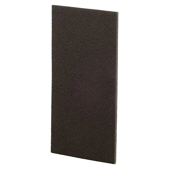 Fix-o-moll Filzgleiter - B x H: 100 x 200 mm, Kleben, 1 Stk., braun - Nahaufnahme eines braunen Akustikpaneels zur Schallabsorption, ideal für Studios und Büros, um Echo und Lärm zu reduzieren.
