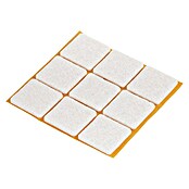 Fix-o-moll Podložna pločica od filca  (Š x V: 25 x 25 mm, Lijepljenje, 9 Kom., Bijela) | BAUHAUS