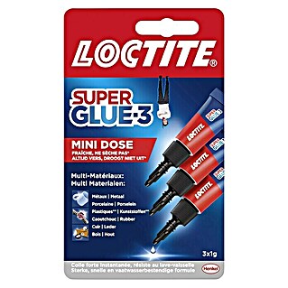 Loctite Super Glue-3 Secondelijm Mini Dose Trio (3 st., 1 g)