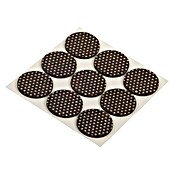 Suki Patín antideslizante para alfombras (Diámetro: 28 mm, Marrón, Pegado, 9 ud.) | BAUHAUS