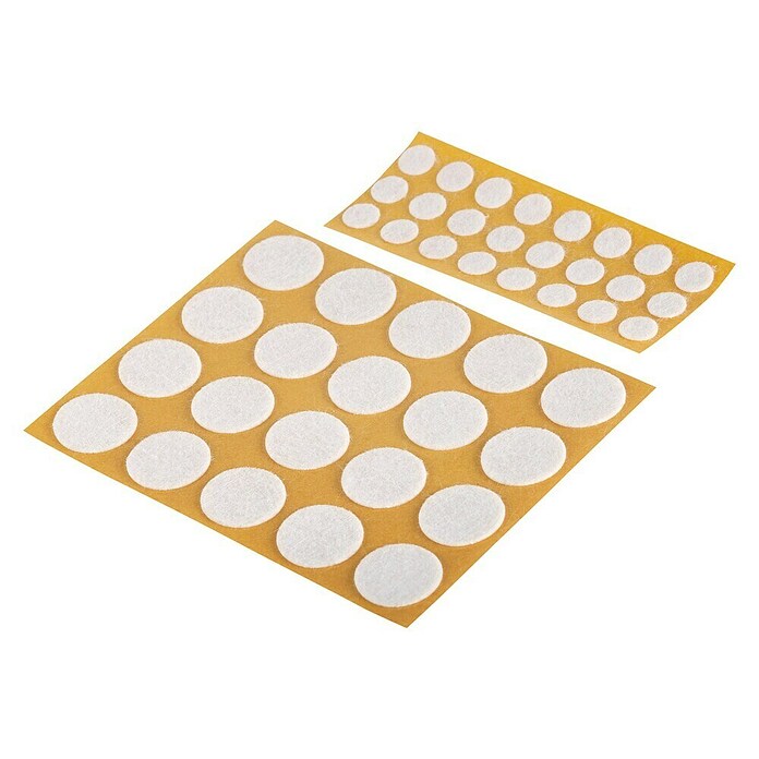 Suki Patín antideslizante para alfombras (Diámetro: 10 mm, Blanco, Pegado, 44 pzs.) | BAUHAUS