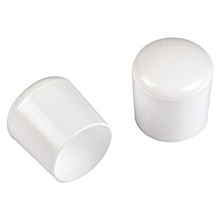Suki Tapón para tubo (Diámetro: 22 mm, Blanco)