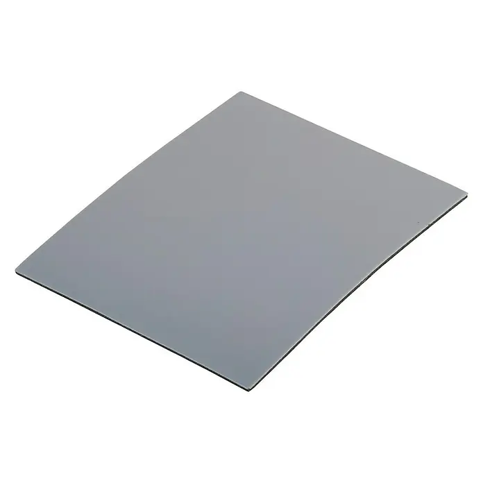 Suki Protector para muebles - An x L: 100 x 80 mm, Gris - Placa acrílica gris, ideal para proyectos de bricolaje, que ofrece flexibilidad y un aspecto moderno para aplicaciones versátiles.