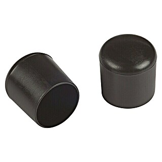 Suki Tapón para tubo (Diámetro: 25 mm, Negro)