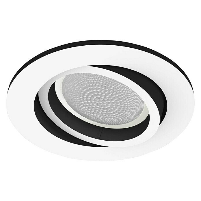 Centura BAUHAUS W, Ambiance Durchmesser: Weiß) White | Hue LED-Einbauleuchte & (5,7 Philips RGBW, 9 Color cm,