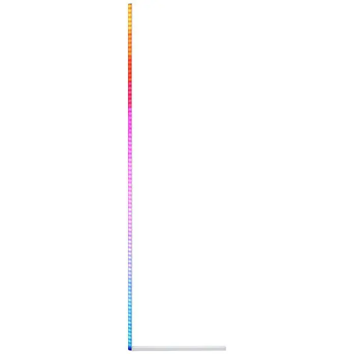 Tween Light LED-Stehleuchte Anzio - 19 W, Höhe: 140 cm, Weiß, RGB - Buntes LED-Leuchtelement in L-Form, ideal für dekorative Beleuchtung und stimmungsvolle Akzente im Raum.